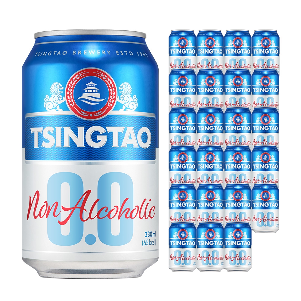 칭따오 논알콜릭 330ml, 24캔